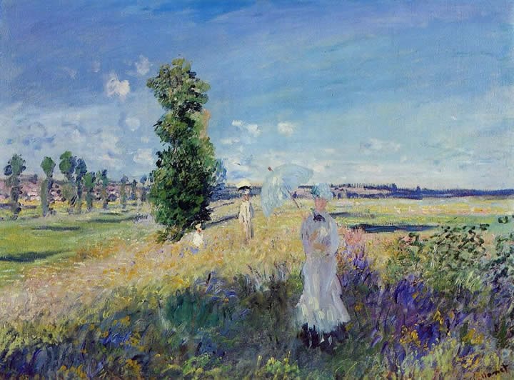 Claude Monet The Walk Argenteuil